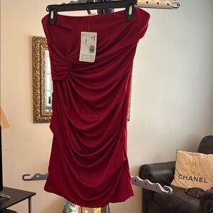 Umgee Strapless Red Dress